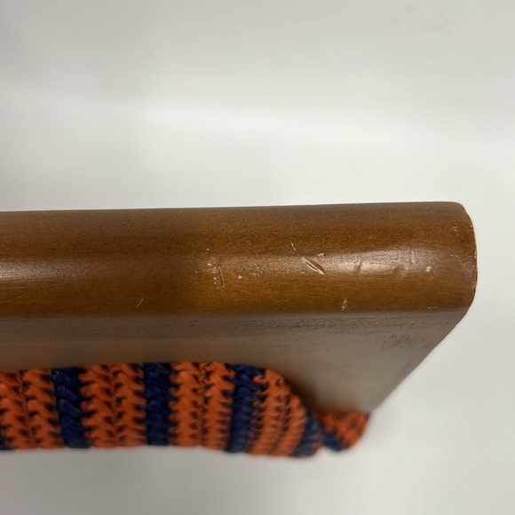 Urban Expressions Marina Clutch Woven Straw Handbag MOD Wood Handle - Picture 11 of 11